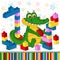 Crocodile construction plastic block