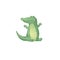 Crocodile digital clip art cute animal