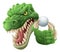 Crocodile Dinosaur Alligator Golf Sports Mascot