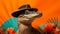 Crocodile In Hat: Modern Photography With Dada Style