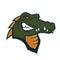 Crocodile head mascot