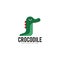 Crocodile logo vector. Reptile logo template. Dengerous animal logo vector