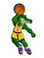 Crocodile mascot logo vector illustration on white background. sports, gaming, fight