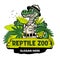 Crocodile Reptile Zoo Mascot Logo