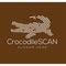 Crocodile Scan Technology Logo vector Element. Animal Technology Logo Template