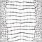 Crocodile Skin Black and White Seamless Pattern