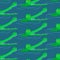 Crocodile in water seamless pattern.