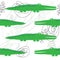 Crocodiles, Ñolorful seamless pattern. Decorative cute background with reptiles