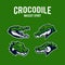 Crocodille sport logo for esport logo