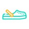 crocs beach footwear color icon vector illustration