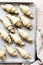 Croissant baking preparation food photography