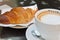 Croissant & Cappuccino for Breakfast