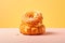 Croissant Donut tasty dessert background