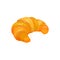 Croissant icon for bakery shop or food design. Vector illustration. icon isolated on a white background.