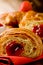 Croissants with marmelade