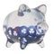 Cronos (CRO) Clear Glass piggy bank