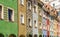 Crooked medieval houses , Poznan, Poland