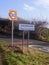 Crookham 30 mile per hour road sign. UK