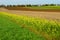 Crop rotation fields fall season landscape