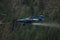 A cropduster plane sprays chemicals