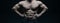 cropped view of muscular bodybuilder with abs in studio. strong bodybuilder has muscular torso