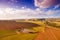 Crops on rural farmland, Australia