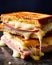 Croque Monsieur is a classic French grilled sandwich