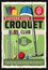 Croquet game sport club tournament