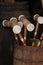 Croquet Mallets in Barrel