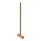 Croquet wood mallet icon, isometric style