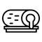 Croquette roll icon outline vector. Potato ball