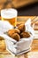 Croquettes and beer