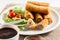 Croquettes with meat and beetroot soup