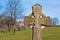 A Cross in ancient graveyard