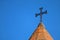 Cross of the Armenian Apostolic Church on Vivid Sunny Blue Sky