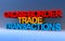 cross border trade transactions on blue