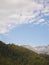 The cross from Bucegi mountains seen from Azuga