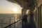 Cross channel ferry departs Dover, UK