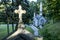 Cross, Chapel, Crematorium at Mt. Hope Cemetery