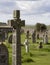 Cross in church graveyard.