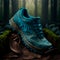 cross country shoes in the field after a race GENERATIVE AI, GENERATIVE, AI