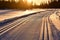 Cross country skiing in Finland