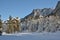 Cross country skiing in the Marcadau valley