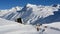 Cross-Country Skiing at Silvretta Stausee, Austria