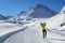 Cross-country Skiing in Silvrettagebirge, Tirol, Austria