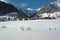 Cross Country skiing in the Swiss Alps