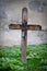 Cross on grave