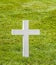 Cross on a grave at Arlington National Cemeterey