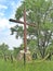 Cross on grave of Ivan Bohun Ukrainian Cossack colonel