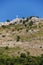 Cross on Hill in Historic Dubrovnik, Croatia